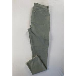 NYDJ Lift/Tuck Lightweight Stretch Cargo Pants. Washed Olive, Women's 10. Read.